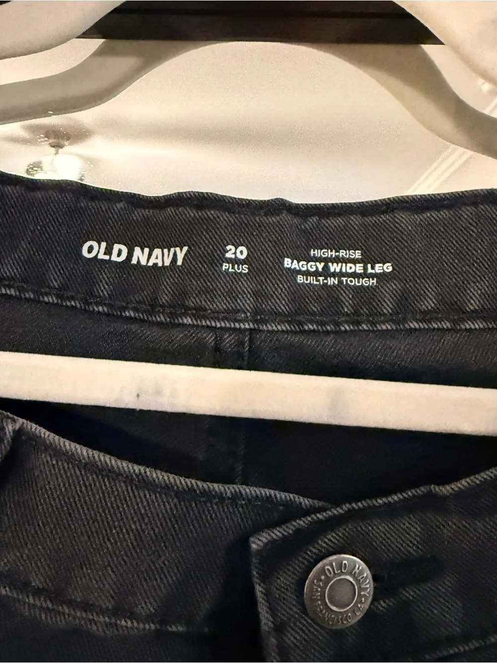 Old Navy plus size girls Relaxed Black Wide-Leg Jeans